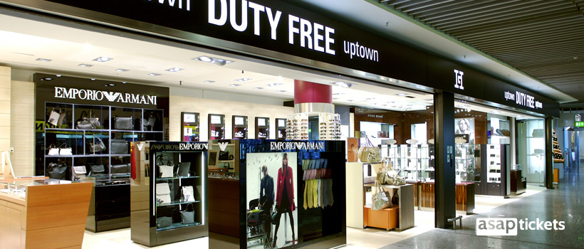 Duty-Free zone in an airport - ASAPtickets Travel Guide