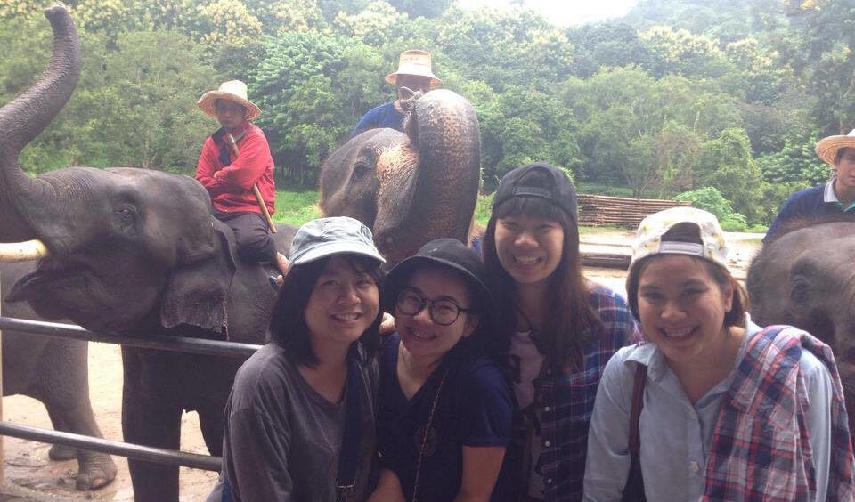 Pakamas Pratumchan with friends in Thailand - ASAPtickets travel blog