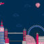 London landscape in flatdesign - ASAP Tickets travel blog