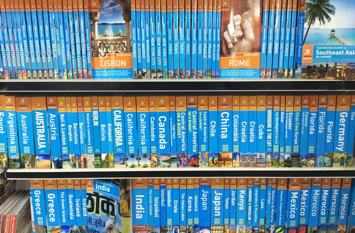 Travel guide books