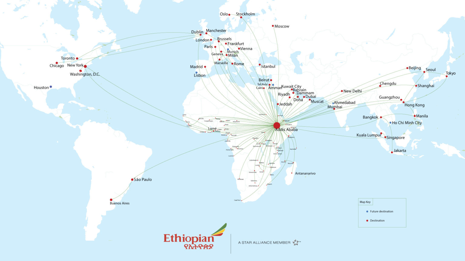 Where does Ethiopian Airlines Fly To? | ASAPtickets® travel blog