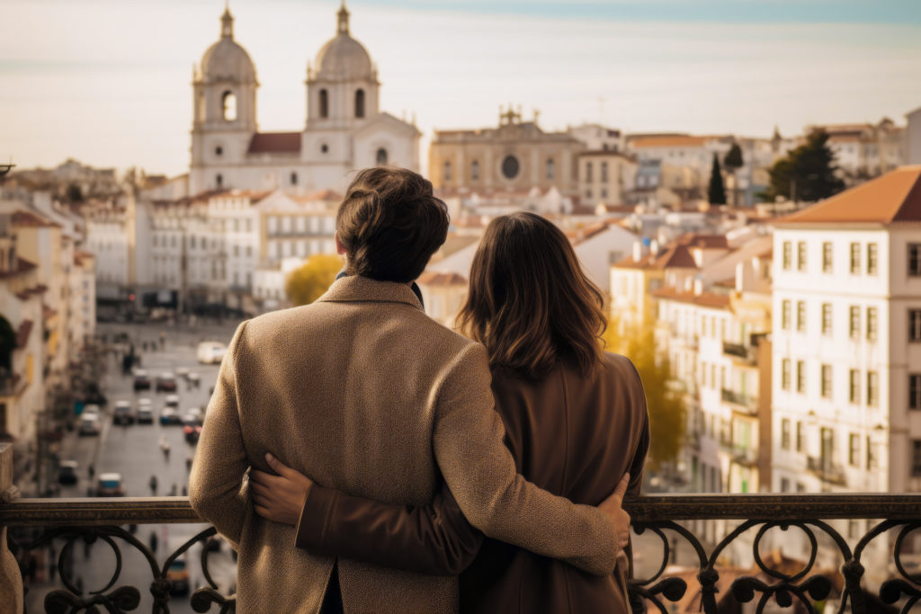 Use a travel voucher to travel together and make it a romantic trip