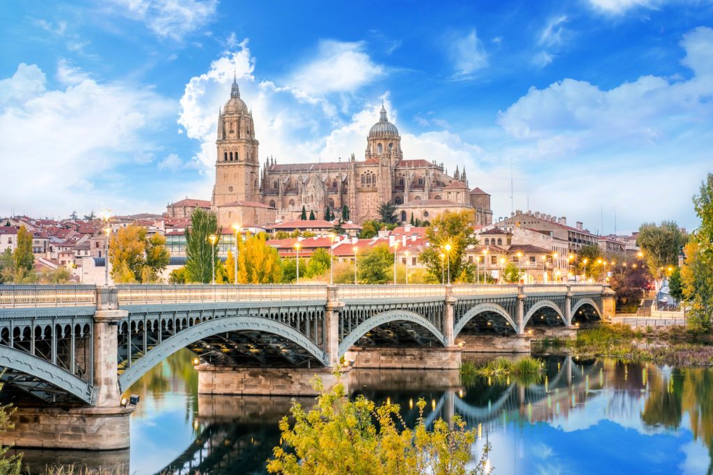 Salamanca in Spain is a beautiful city to visit and and experience Spanish language immersion.