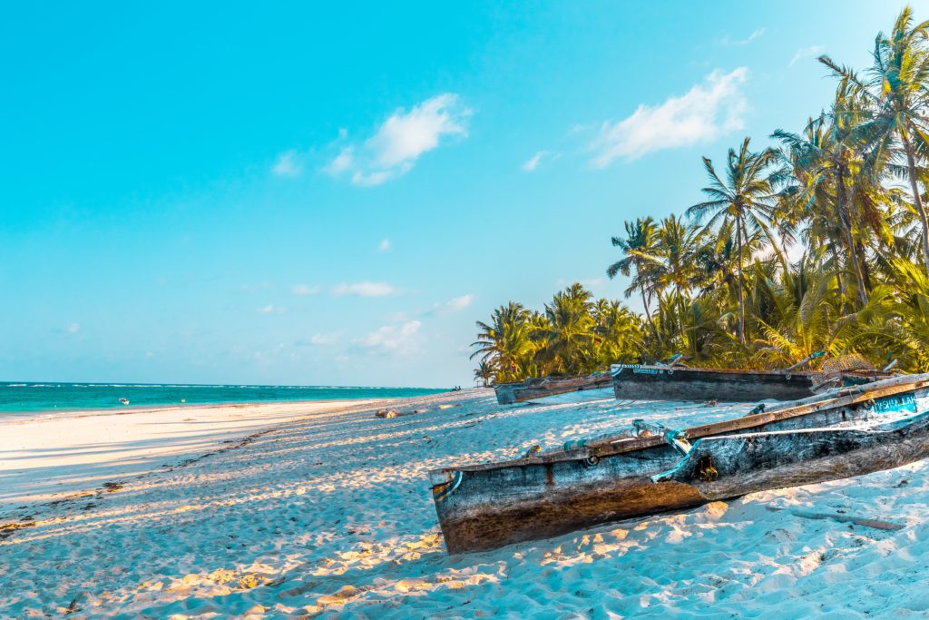 Diani Beach in Kenya