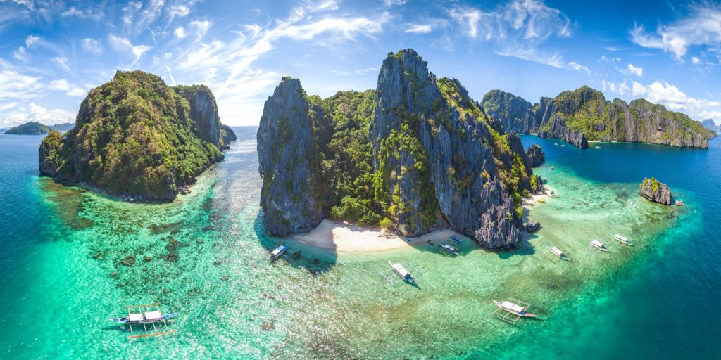 El Nido in the Philippines is one of the best cheap beach vacation destinations you can visit.