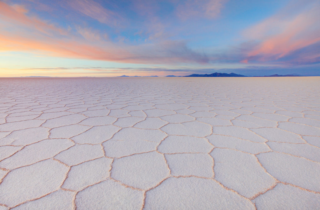 Unique vacations are all about unique locations and the salt flats in Bolivia surely are!