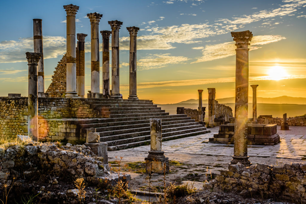 Volubilis is an ancient Berber-Roman town