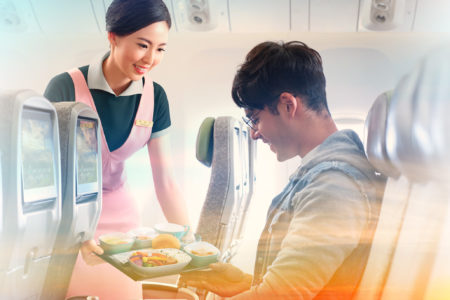 EVA Air flights to Taipei and Asia with the company's award-winning service