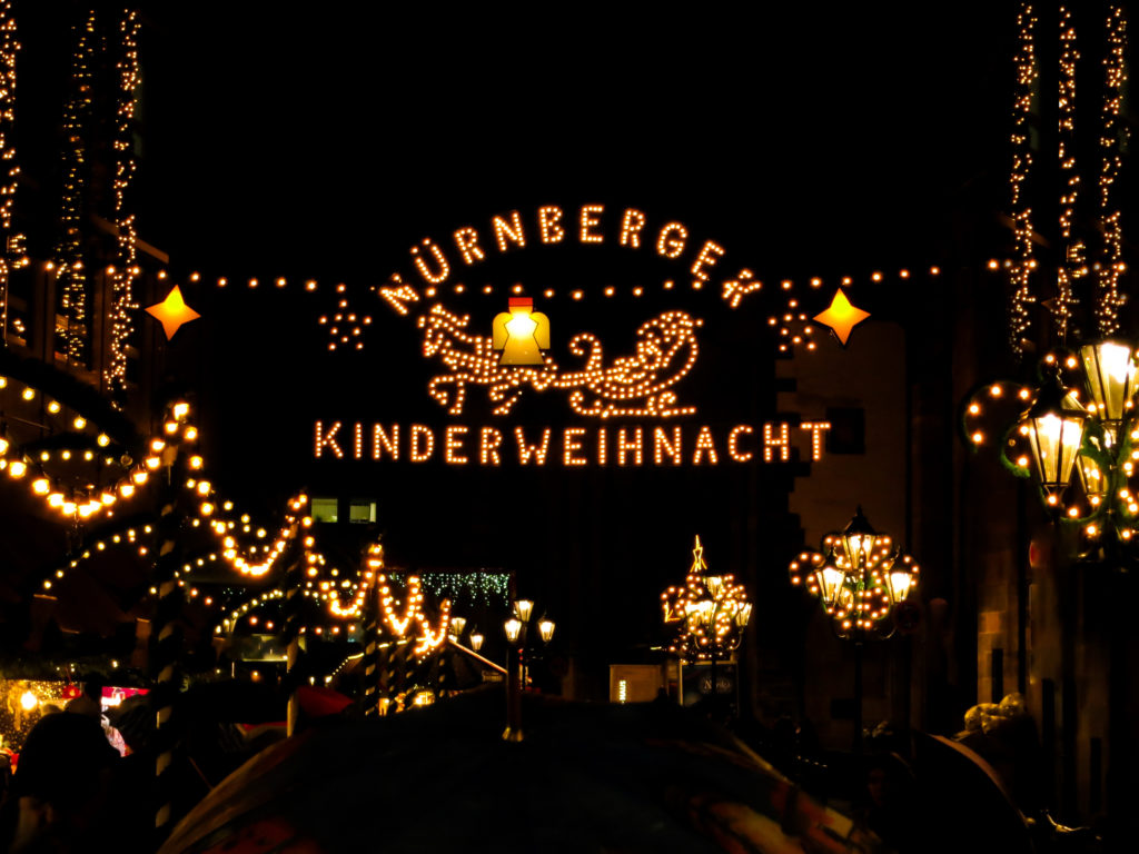 In the evening, the Christmas markets in Germany light up creating even more magic.