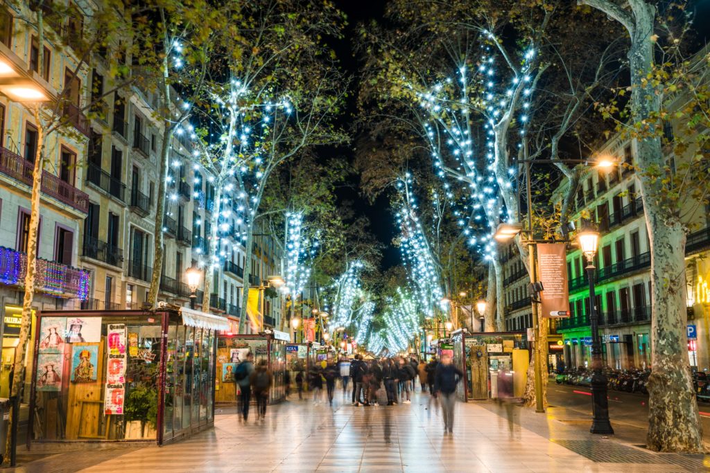 Barcelona during the winter break is as pretty as it is during the summer.
