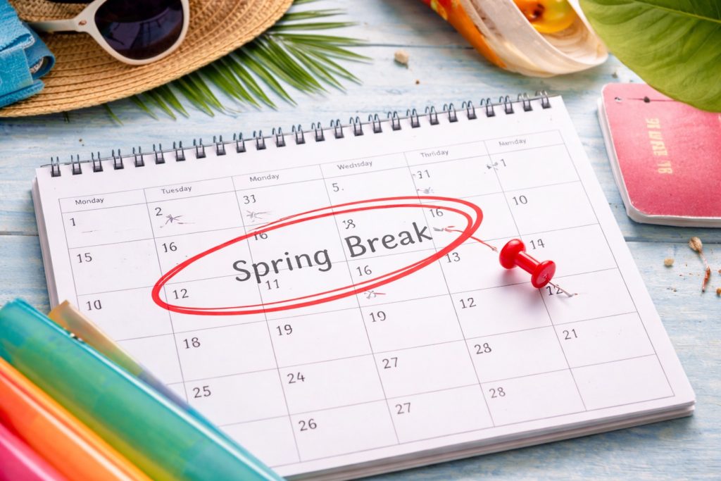 Plan your spring break in January to save on flights