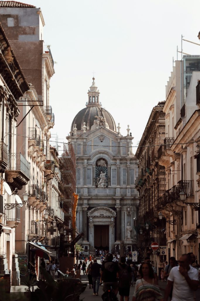 Book flights to Catania Italy and see Via Etnea, Mount Etna and more